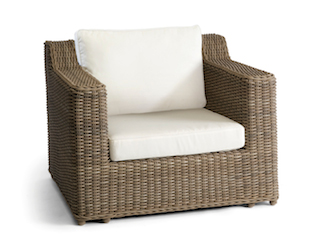 Fauteuil, de, jardin, en, résine, tressée, Maroc, Casablanca,  Agadir,