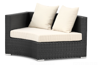 Fauteuil, de, jardin, en, résine, tressée, Maroc, Casablanca,  Agadir,