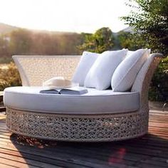 Lit, de, jardin, en, résine, tressée, fabricant, Casablanca, Marrakech, Agadir, Rabat,     