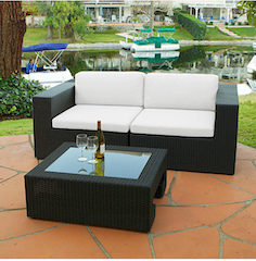 Canapé, fauteuil  salon de jardin en résine tressée canapé fauteuil, Casablanca, Marrakech, Maroc
