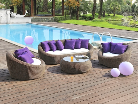 Salon de jardin en résine tressée   Casablanca Maroc, mobilier de jardins meubles,
Décoration  de jardin   
