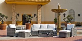 salon de jardin en rotin 