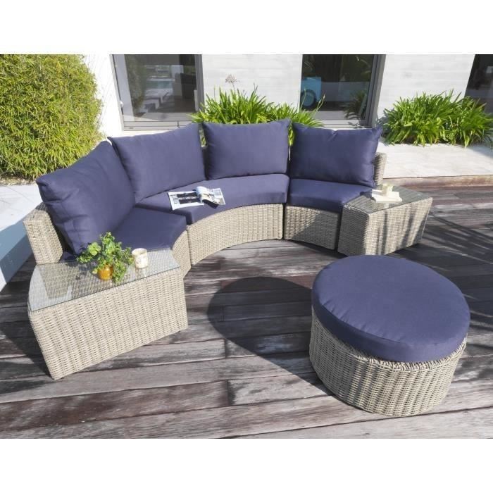 Salon, de, jardin, en, rotin, tress&eacute;e, Maroc, France 