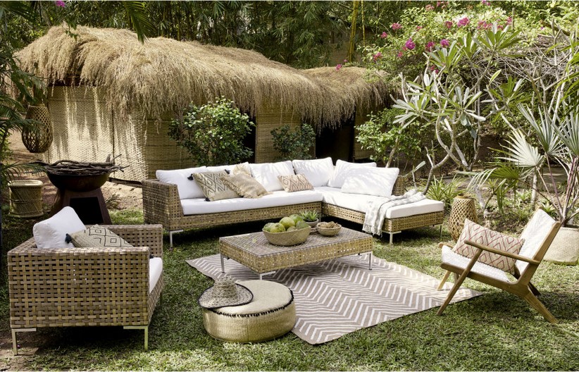 salon de jardin en rotin 