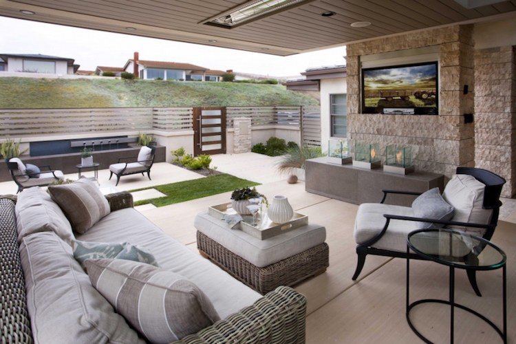 Salon, de, jardin, en, rotin, tress&eacute;e, Maroc, France 