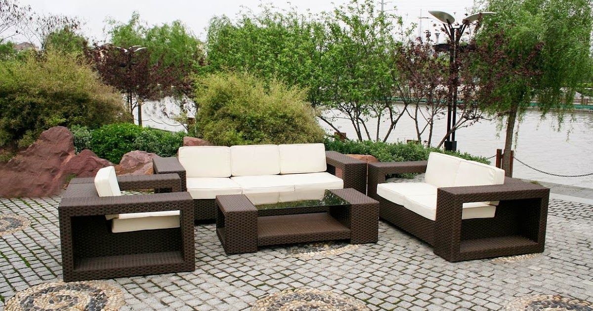 salon de jardin en rotin 